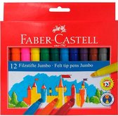 Set Viltstiften Faber-Castell Jumbo Doosje 12 Stuks