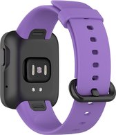 Siliconen bandje - geschikt voor Xiaomi Mi Watch Lite - paars