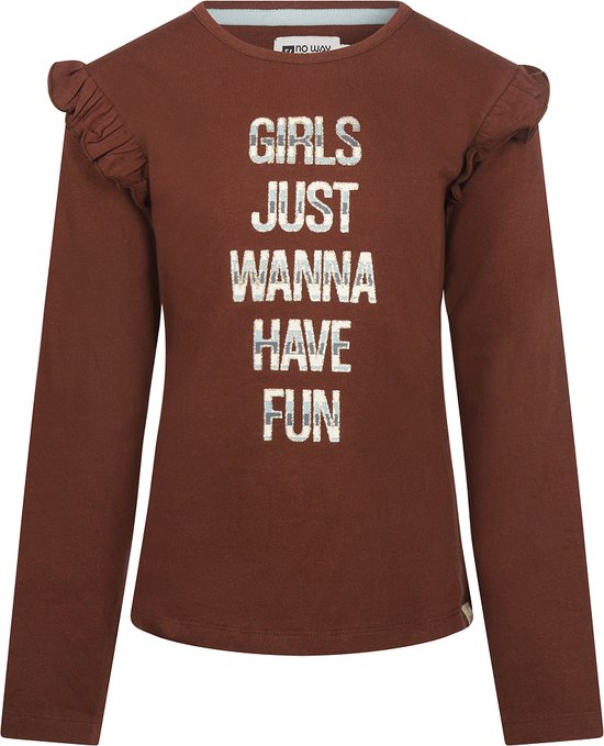 No Way Monday S-GIRLS Meisjes T-shirt - Maat 116