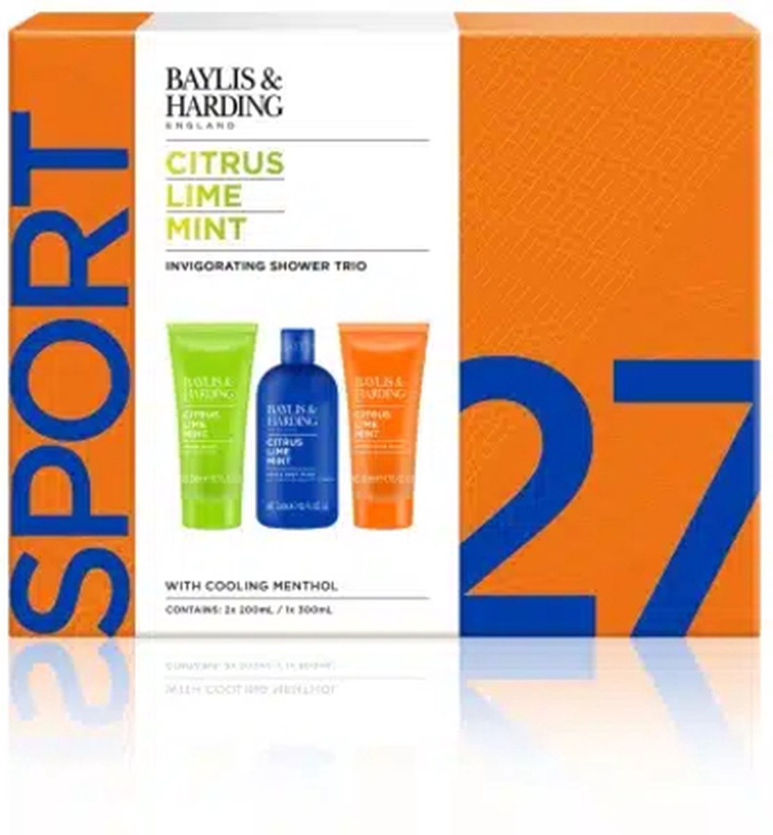 Baylis&Harding - Men’s Citrus Lime Mint Shower Trio - Gift set