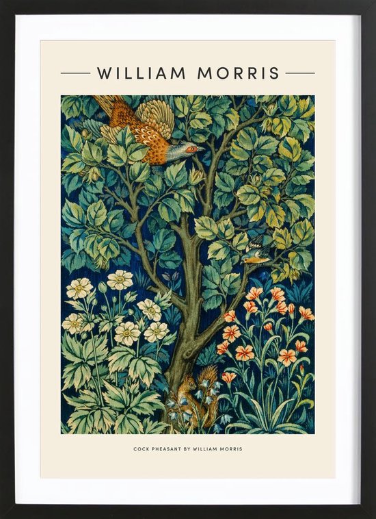 William Morris - Cock Pheasant Poster