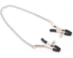 New Age Devi - "Verwen je tepels: Tepelklemmen met Ketting, ca. 32cm!"