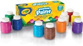 Crayola - Hobbyverf - 10 Potjes Met Afwasbare Verf Voor Kinderen - Primaire Kleuren