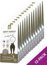 Dirty Rebels kattenbakvulling FRESH-GARDEN - 12-pack (12x10 L) - extreem snel klontvormend