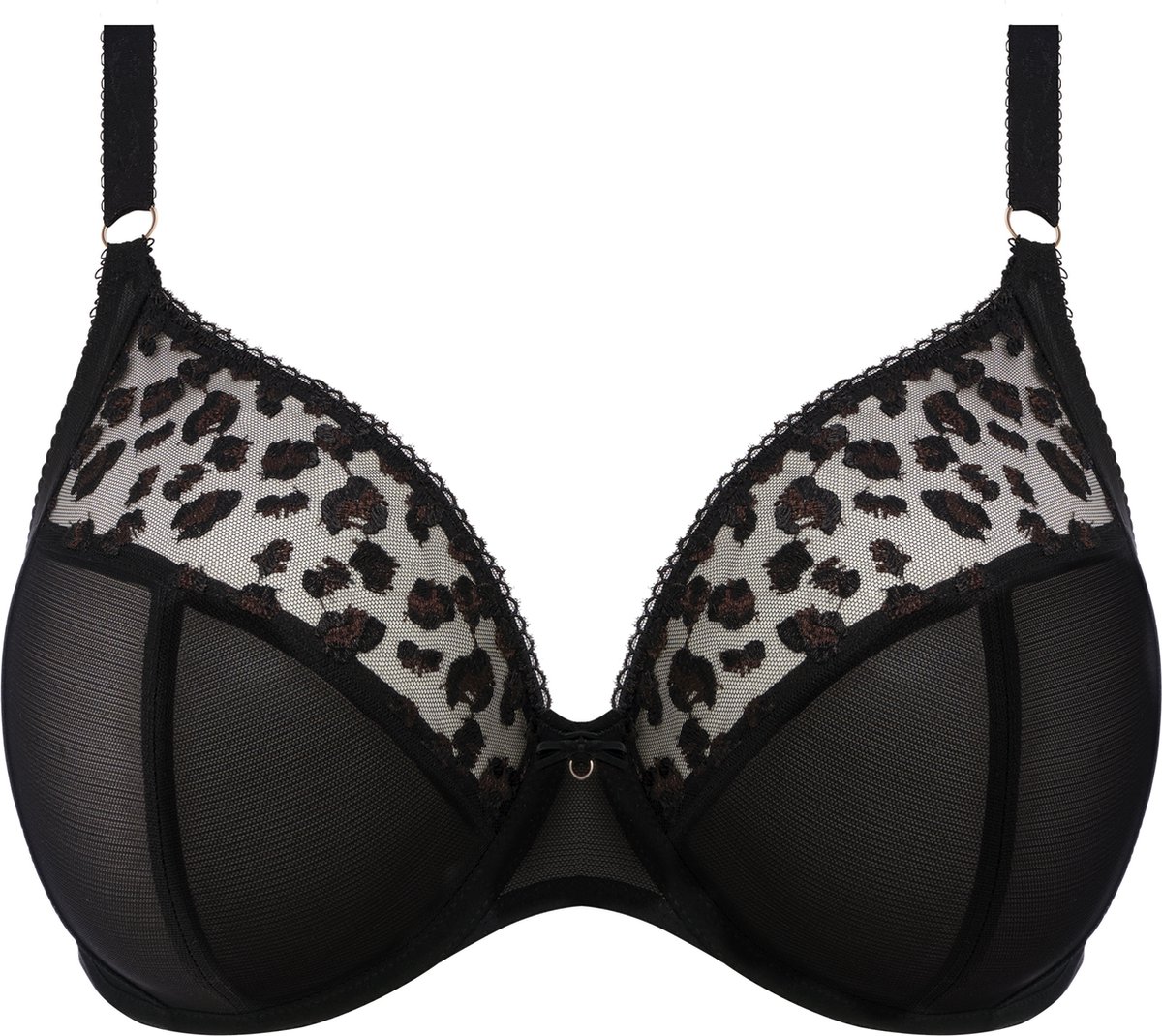 Elomi NAMRAH UW BANDLESS PLUNGE Dames Beha - JET - Maat 90I (EU)