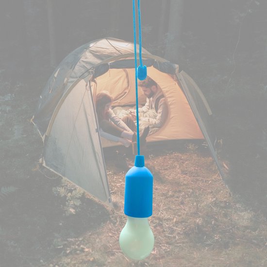 Fienosa Treklamp - Hanglamp - Camping lamp - LED - Blauw - Kerstcadeau - Hanglamp Batterij - Nachtlamp Kinderen - Campinglampen - Tentlamp - Kampeerlamp - NIET INBEGREPEN aaa batterijen- Warm wit licht -Tuinverlichting - Feestverlichting van Fienosa — afbeelding 5