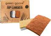 green-goose Biologische Keukenspons | Sisal, Kokosnoot en Cellulose | 100% Biologisch Afbreekbaar