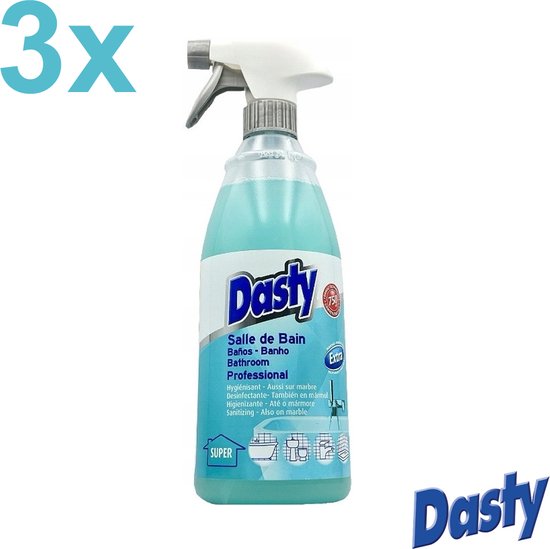 Dasty - Professional Extra - Badkamer & Sanitair Reiniger - 3x 750ml