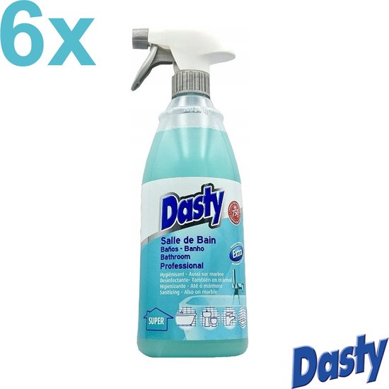 Dasty - Professional Extra - Badkamer & Sanitair Reiniger - 6x 750ml