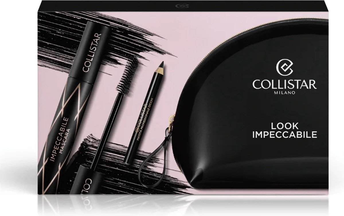 Collistar set Impeccabile Mascara Ultra Black + Professional Eye Pencil  Black Package | bol.com