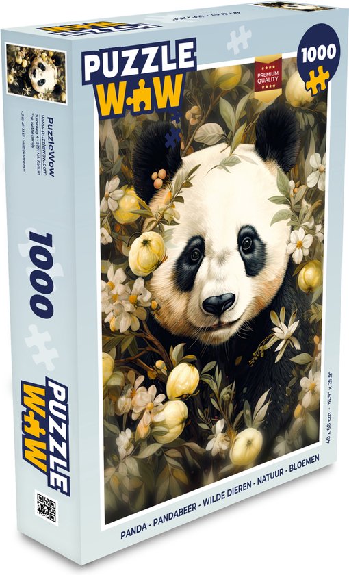Puzzle animaux - panda