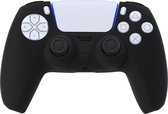 Coque kwmobile compatible avec PS5 Protective Sleeve case - Skin manette pour console de jeu - En silicone - En noir