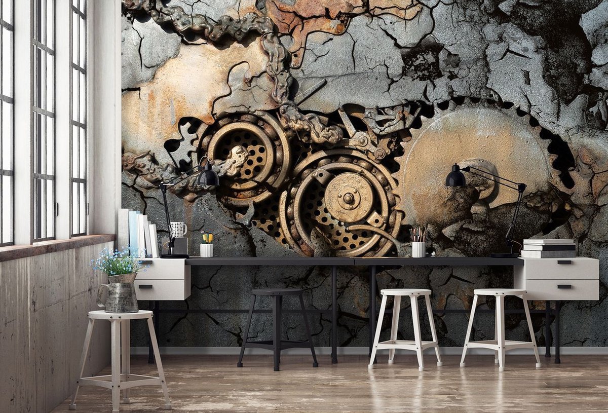 Fotobehang Betonnen muur met ruwheid N° u97224 - Online Shop