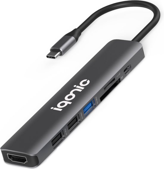 Iqonic 7 in 1 USB C Hub