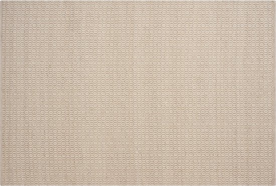 Woonexpress Vloerkleed Peddel Golf - Wol - Naturel / Beige - 160x230 cm (BxD) - Laagpolig - Geweven Patroon