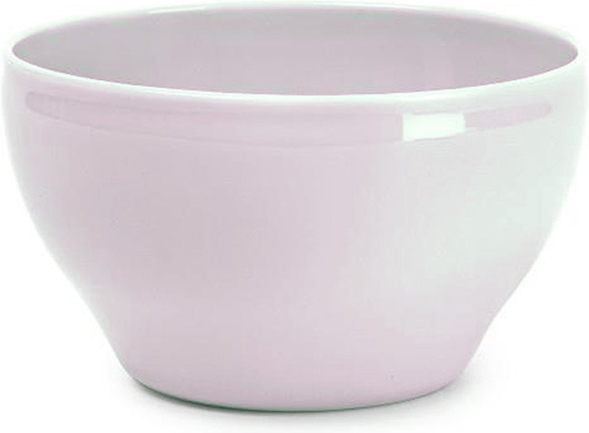 Plasticforte Kommetjes/schaaltjes - dessert/ontbijt - kunststof - D14 x 6.5 cm - Roze - 820 ML
