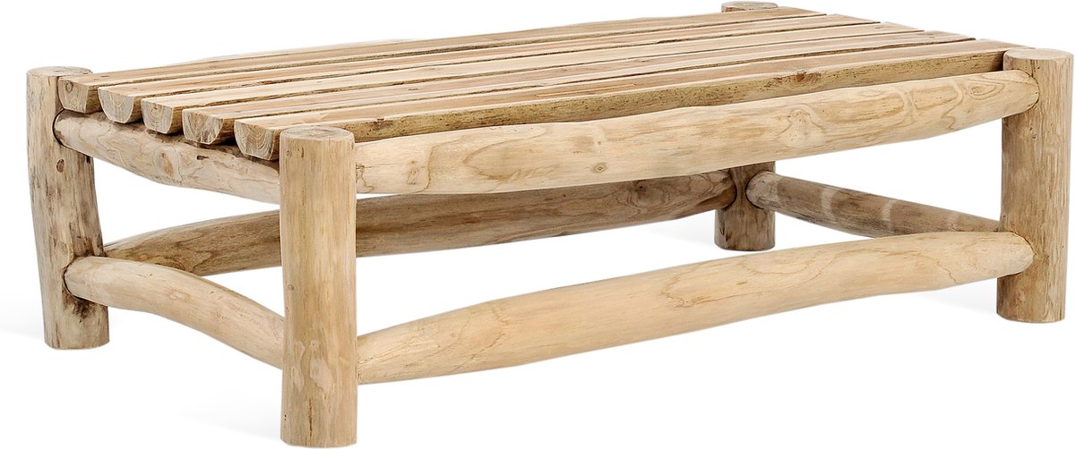 Barney Salontafel - Teak Hout - Tuinmeubelen - 120x70x35cm - Zonder Glas