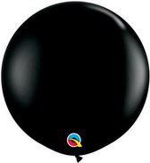 Qualatex Megaballon Onyx Black 90 cm 2 stuks