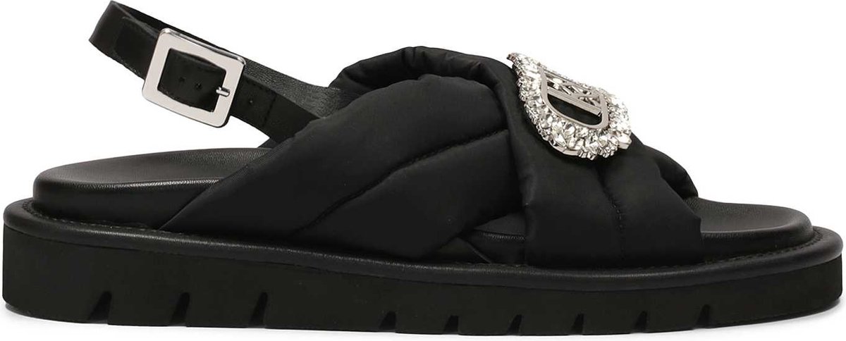 Kazar Women's sandals on a raised sole with jewelry embellishment