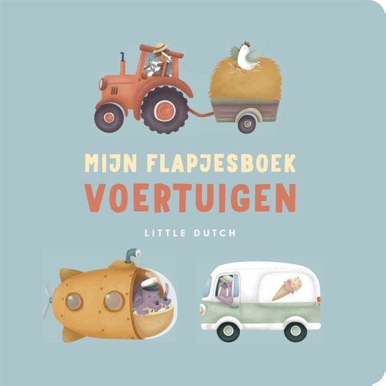 Boek: Little Dutch - Mijn flapjesboek - Voertuigen, geschreven door Mercis Publishing