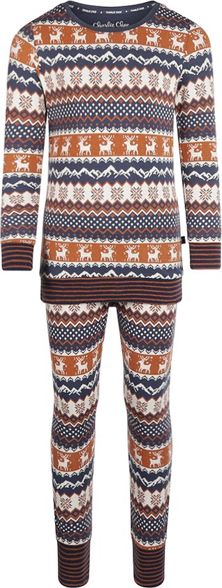 Charlie Choe S-Charlie goes Lapland family theme Unisex Pyjamaset - Maat 122/128
