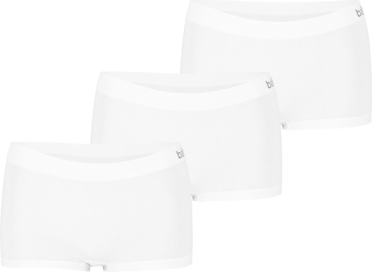 Apollo dames Basic Hipster - Bamboo naadloos - maat L - 3-pack - wit