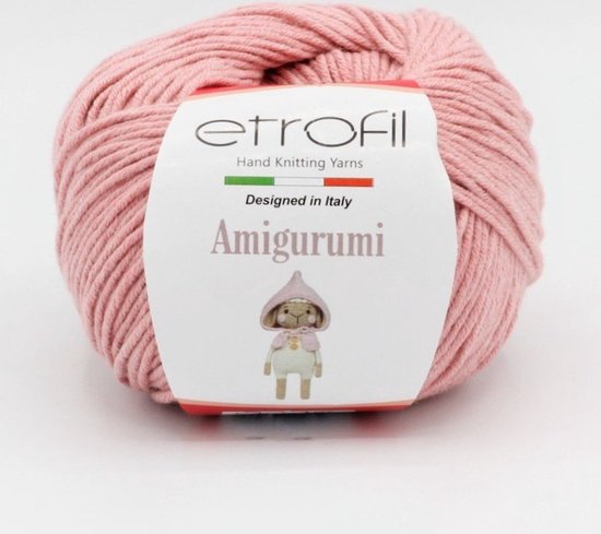 Etrofil Amigurumi Fils à coudre- Coton au crochet Dusty Rose