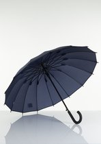 Lasessor - Parapluie - Grand - Automatique - Blauw - 84cm - 16 baleines - Parapluie tempête - Coupe-vent