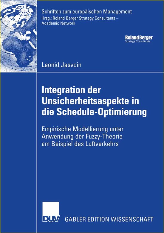Integration der Unsicherheitsaspekte in die Schedule-Optimie ... - cover