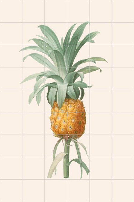 IXXI Ananas - Wanddecoratie - Eten en Drinken - 120 x 180 cm