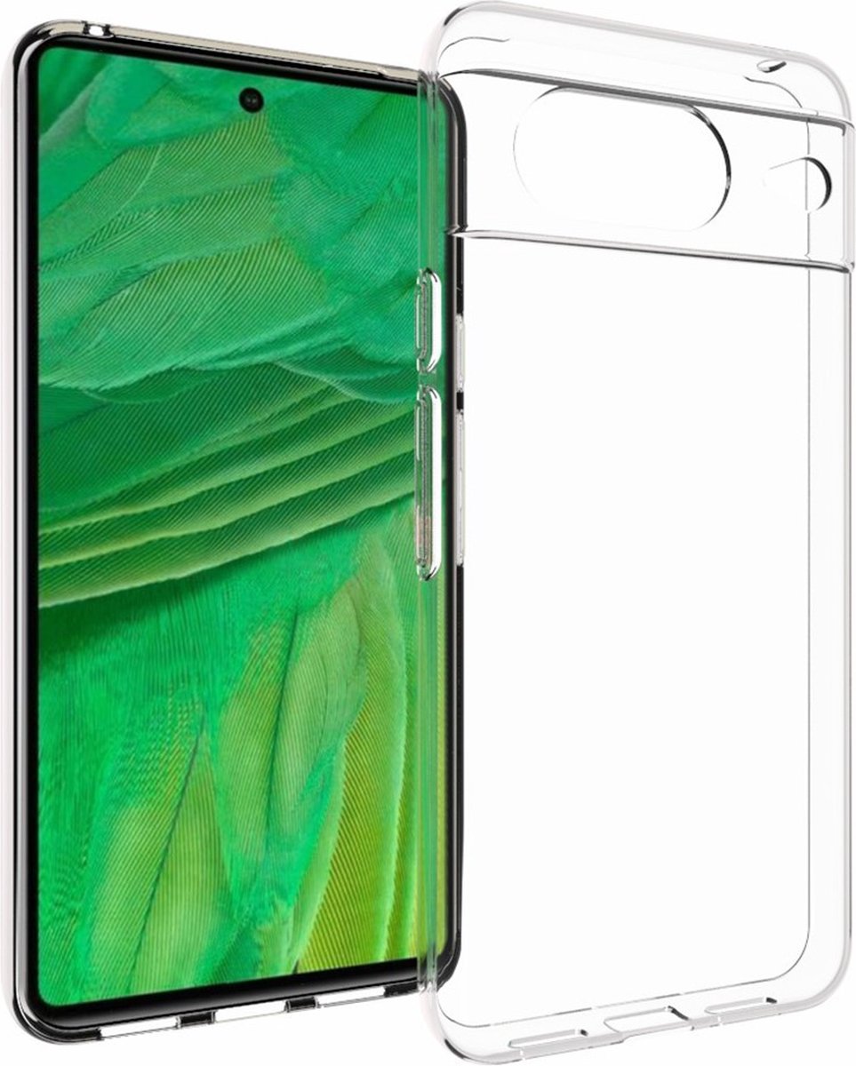 TPU Back Cover Hoesje voor de Google Pixel 8 Transparant