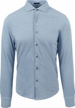 Dstrezzed - Overhemd Kirk Blauw - Heren - Maat L - Slim-fit