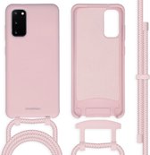 iMoshion Hoesje Met Koord Geschikt voor Samsung Galaxy S20 - iMoshion Color Backcover met afneembaar koord - Roze