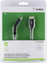 Belkin HDMI Aansluitkabel HDMI-A stekker, HDMI-A stekker 2.00 m Zwart F3Y023bt2M Audio Return Channel (ARC), Vergulde s