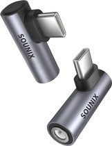 Sounix USB C naar 3.5mm Jack Adapter - Audiojack naar USB-C - Audiojack 3.5 - Audio Jack USB-C