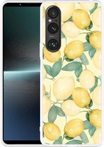 Cazy Hoesje geschikt voor Sony Xperia 1 V Lemons