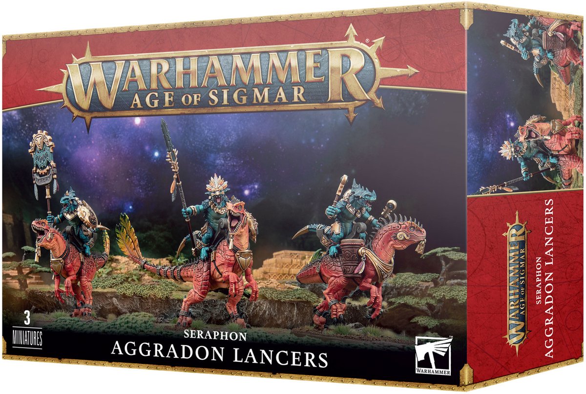 Games Workshop Seraphon aggradon lancers