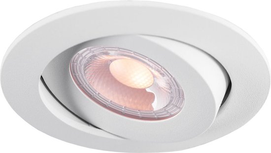 Thorgeon LED Slim Downlight 5W 3000K/4000K/5700K 400Lm 50° CRI 90 Flicker-Free Cutout 70-75mm (Internal Driver Included) RAL9003