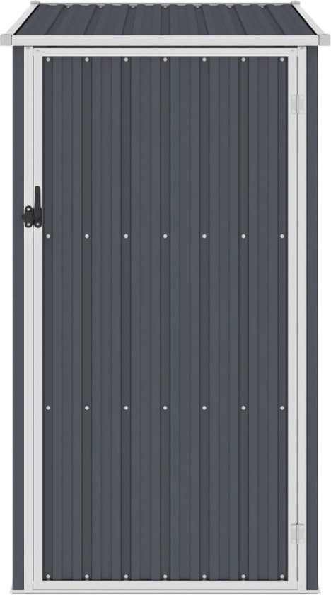 vidaXL - Tuinschuur - 87x98x159 - cm - gegalvaniseerd - staal - antraciet