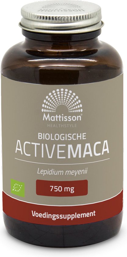 Mattisson - Biologische Maca 750mg - 90 capsules