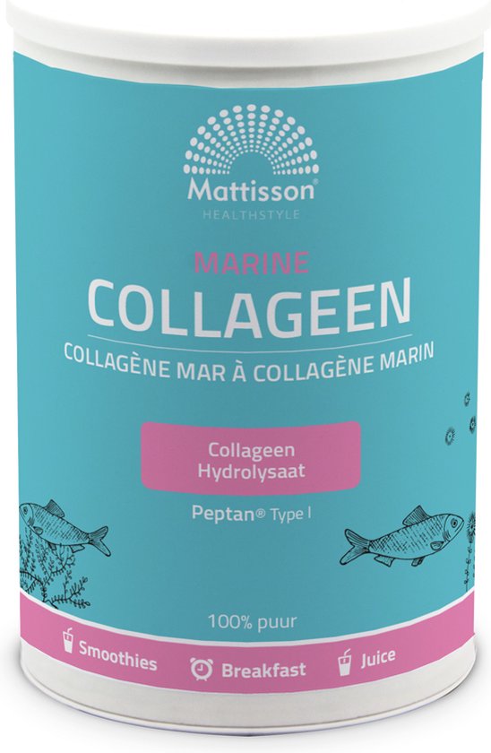 Mattisson - Marine Collageen Poeder Peptan® Puur - 300 Gram
