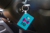 Sleutelhanger - Spreuken - I love dad - Quotes - Papa - Uitdeelcadeautjes - Plastic - Vaderdag cadeau - Geschenk - Cadeautje voor hem - Tip - Mannen