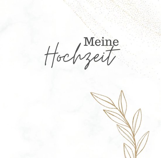 Meine Hochzeit- Hochzeitsgästebuch Premium Hardcover 78 Sei ... - cover