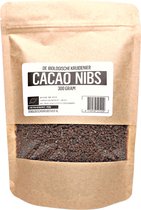 De Biologische Kruidenier - Cacao Nibs - 300 gram - Biologisch - in handige staverpakking