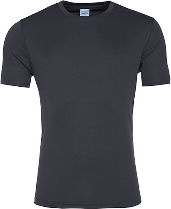 Herensportshirt 'Cool Smooth' Solid Charcoal - 3XL