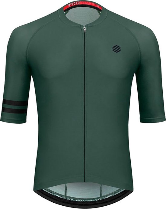 Siroko M2 Dirty Road Korte Mouwen Fietsshirt Groen L Man bol