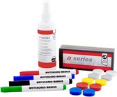 A-Series - Whiteboard starterkit - Markers - Wisser - Magneten - Reinigingsspray