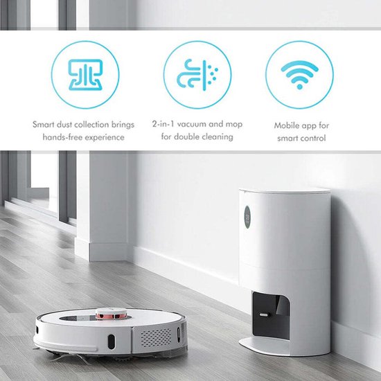 Xiaomi EVE PLUS Robot Vacuum 3.3 L Combi Wit