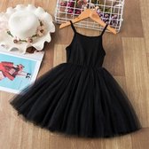 Baby jurk - meisjes jurk - zwart - nette jurk - prinses - prinsessenjurk - tule - feest - baby - babyjurk - meisjes jurk - maat 104/110