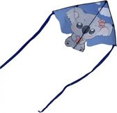 Vlieger L - Stuntvlieger - 110 x 205cm - Pup vlieger - Puppy kite - Kite - 30 meter line - 30 meter lijn ophagel